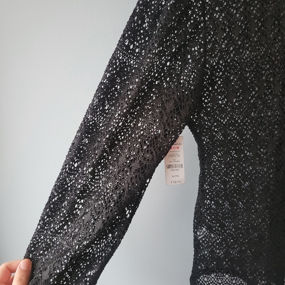 Ardene nwt Lace mesh top sz xl - Picture 5 of 8